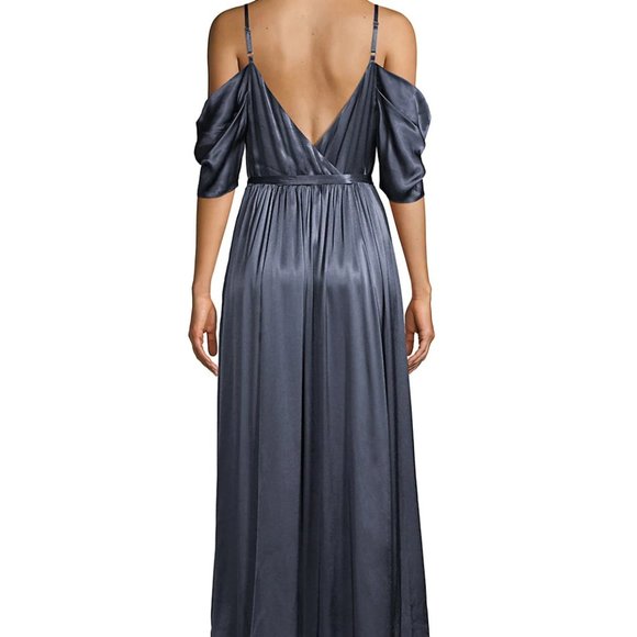 Fame and Partners The Mavis Cold-Shoulder Prom Dress Evening Gown - Picture 3 of 8